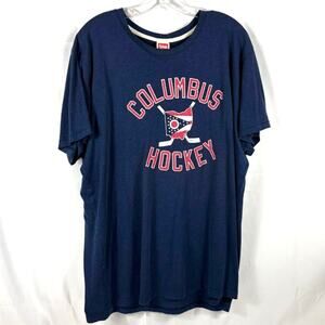 Columbus Hockey Blue Stars XXL 2XL Homage T-Shirt NHL